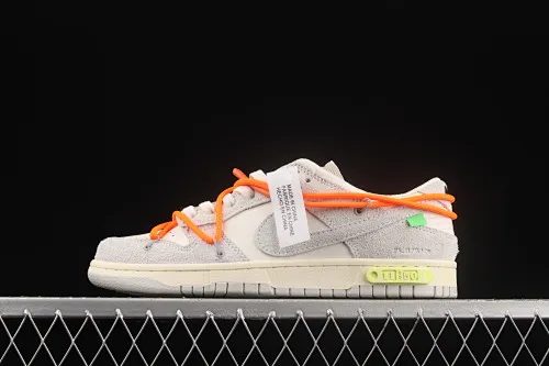 All categories Nk SB Dunk series Nk SB Dunk Low low-cut sneakers cost-effective version OF x Nk Dunk Low OW SB smashing backboard fashion casual sneakers DJ0950-108